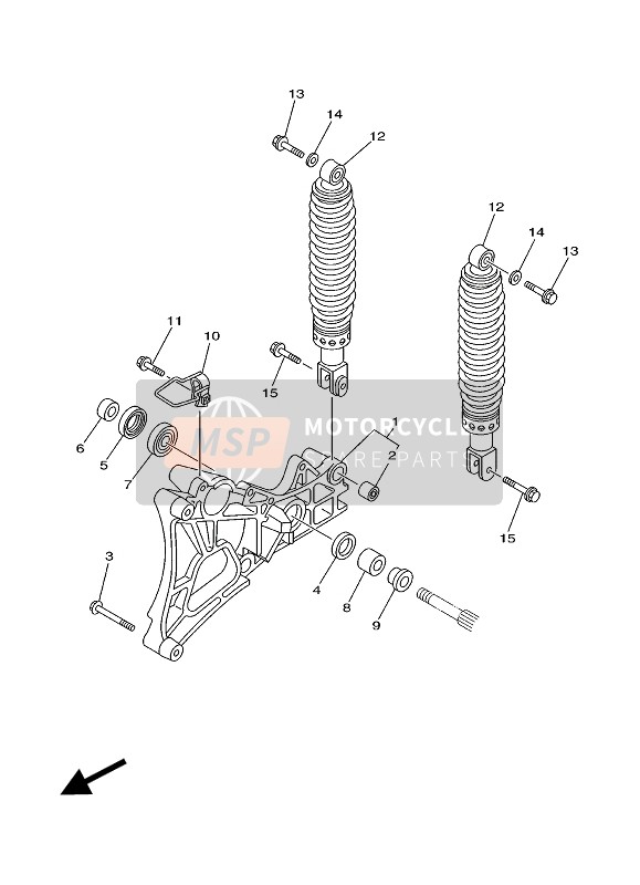 90387155F200, Collar, Yamaha, 1